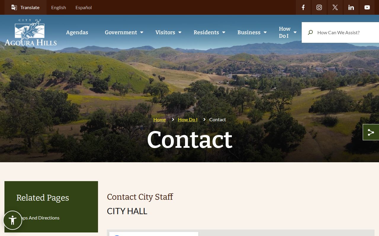 Agoura Hills people search city staff directory